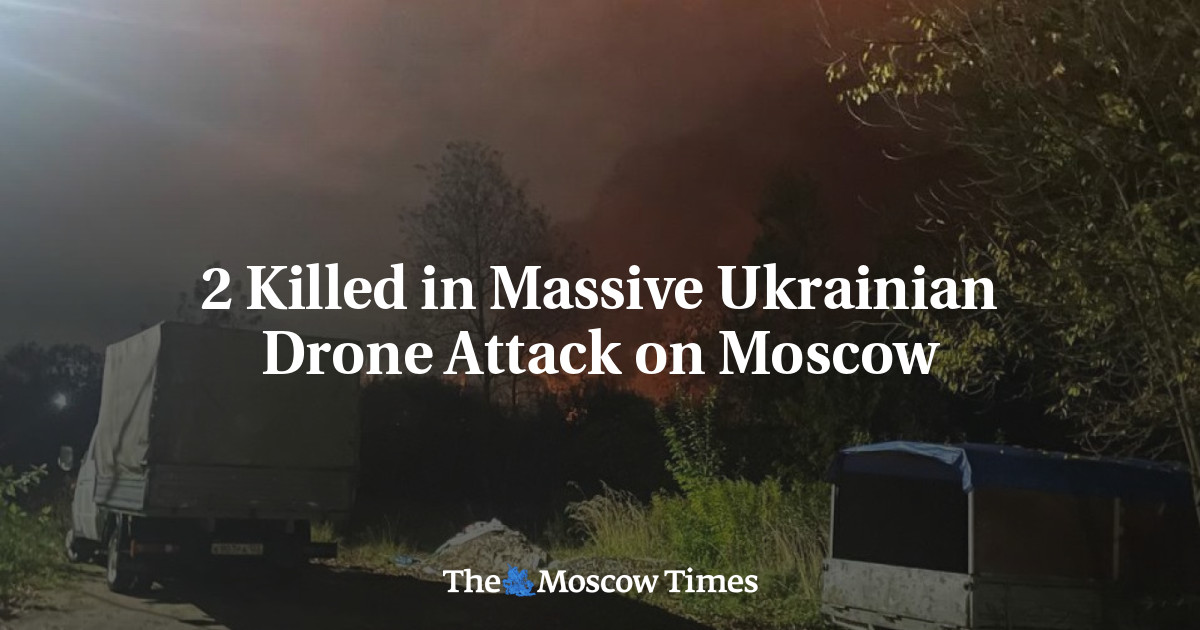 2 Killed in Massive Ukrainian Drone Attack on Moscow