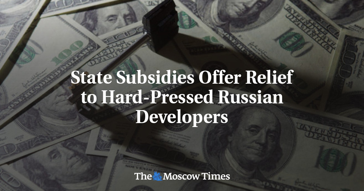 Subsidi negara memberikan bantuan kepada pengembang Rusia yang kesulitan