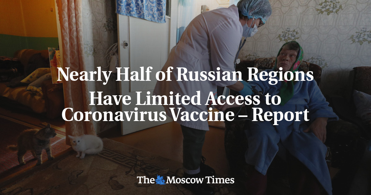Hampir setengah dari wilayah Rusia memiliki akses terbatas ke vaksin virus corona – Laporan