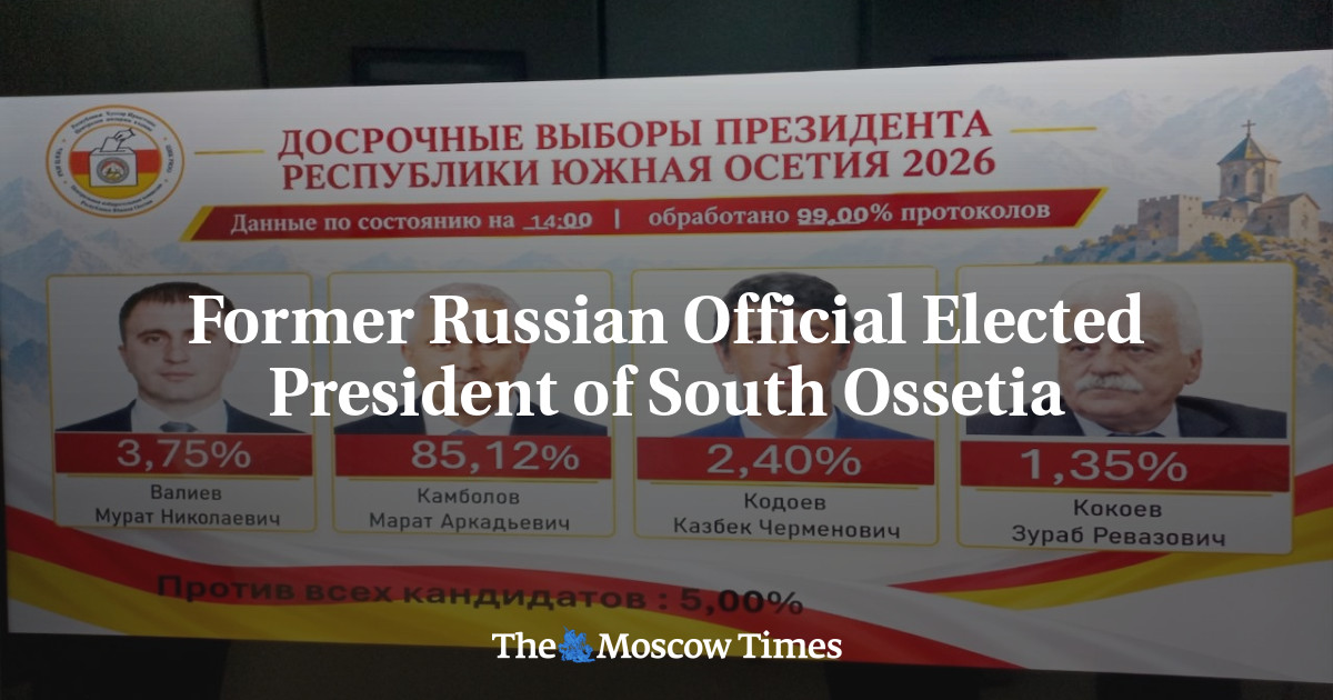 Former Russian Official Elected President of South Ossetia