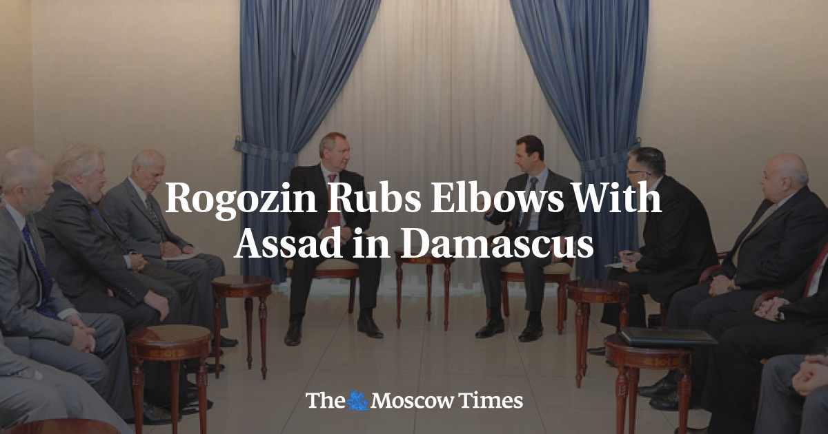 Rogozin bersinggungan dengan Assad di Damaskus