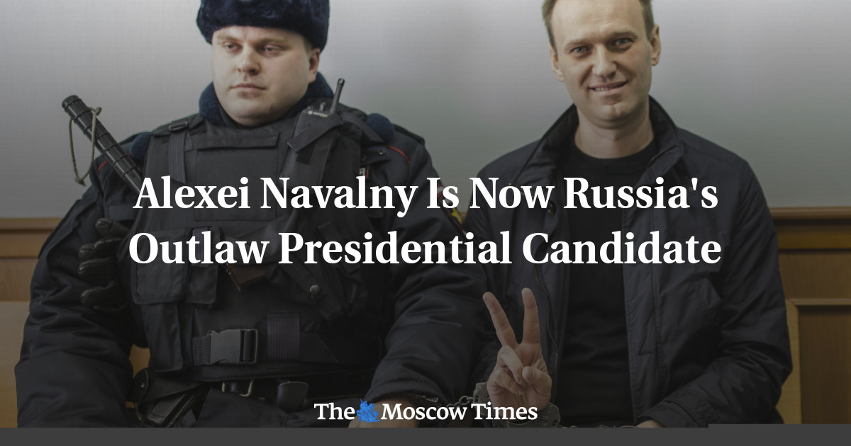 Alexei Navalny sekarang menjadi kandidat presiden yang dilarang Rusia