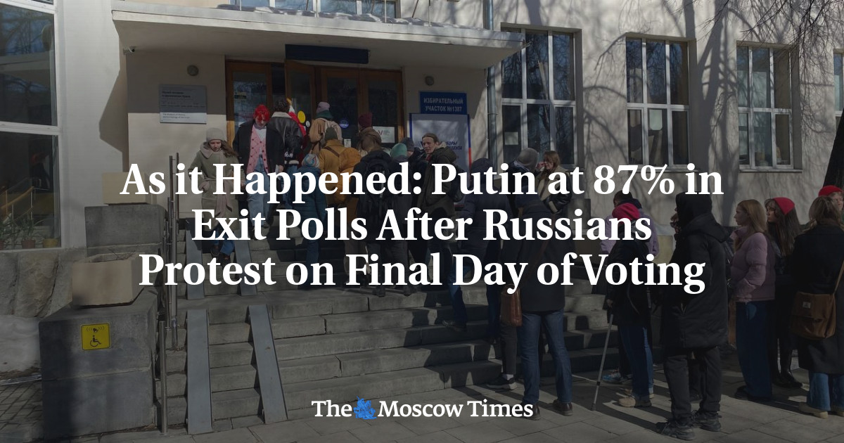 Live: Russians Protest Putin in Final Day of Voting - The Moscow Times
