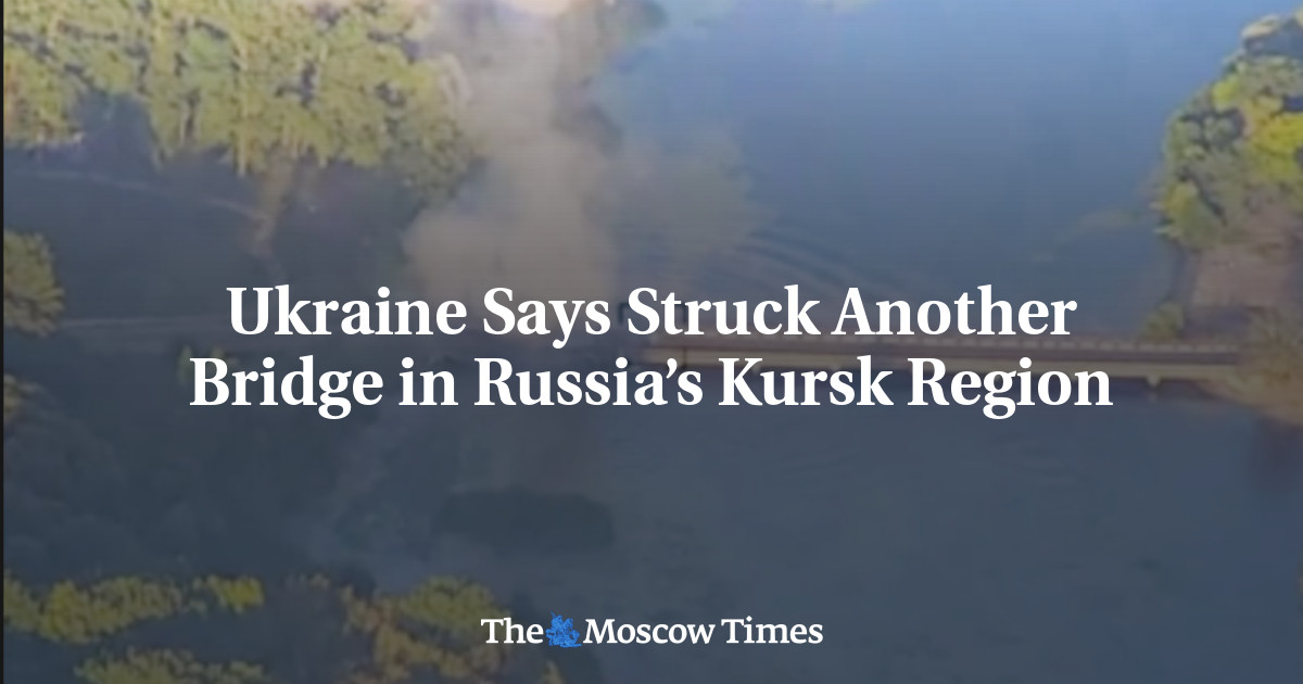 Ukraine Says Struck Every other Bridge in Russia’s Kursk Area – The Moscow Instances