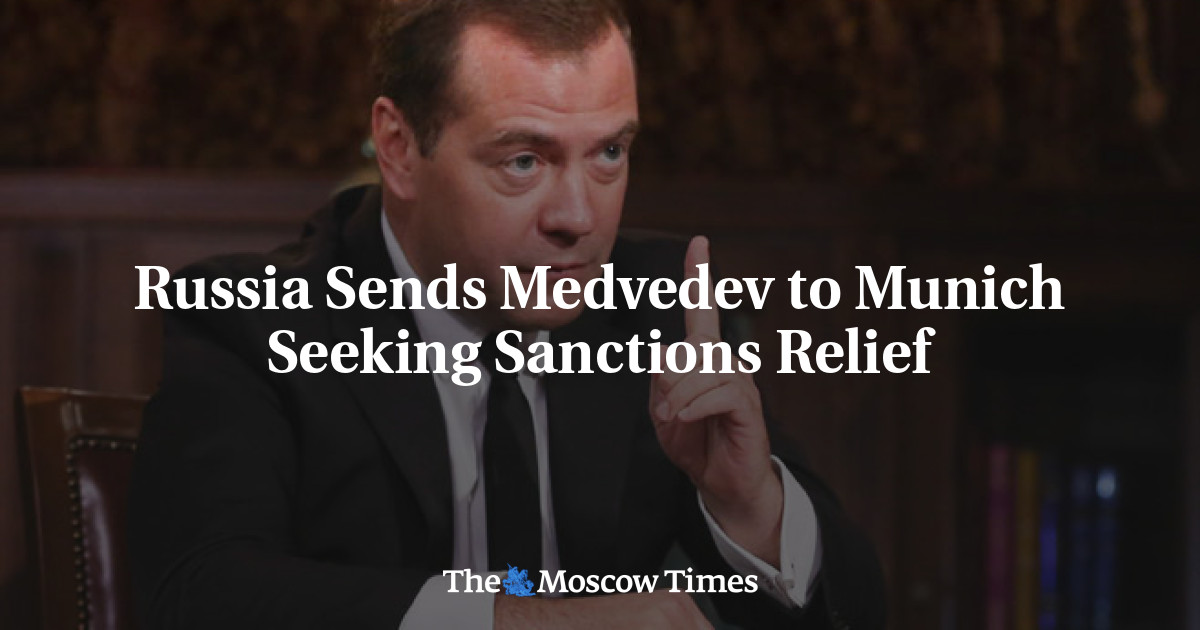Rusia mengirim Medvedev ke Munich untuk meminta keringanan sanksi