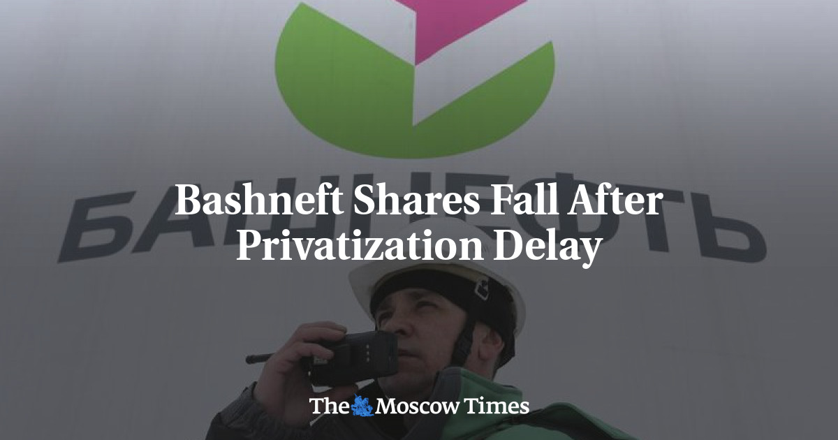 Saham Bashneft jatuh setelah penundaan privatisasi