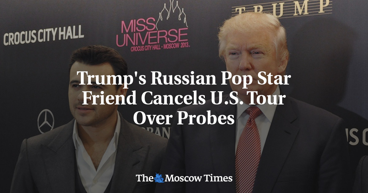 Teman bintang pop Rusia Trump membatalkan tur AS karena penyelidikan