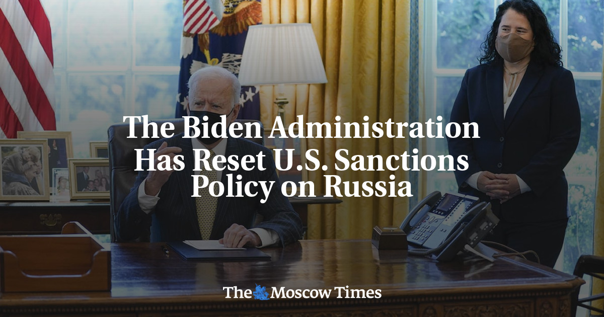 Pemerintahan Biden membatalkan kebijakan sanksi AS terhadap Rusia