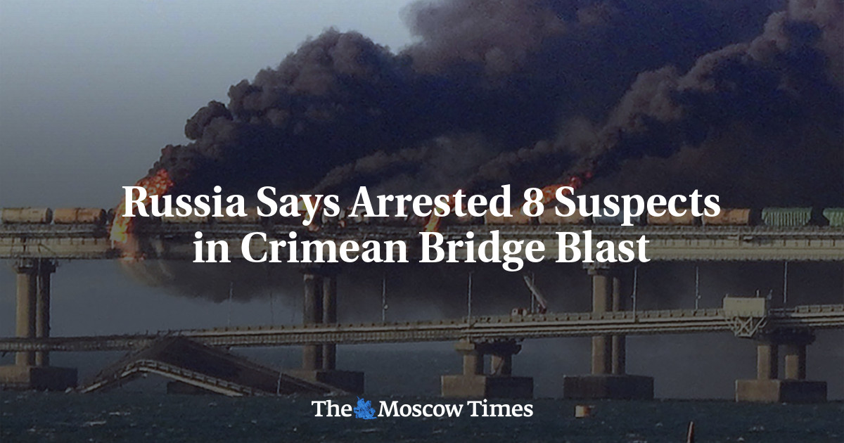 Rusia mengatakan 8 tersangka ditangkap dalam ledakan jembatan Krimea