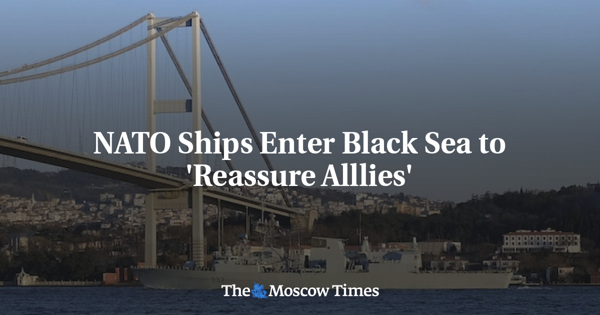 NATO Ships Enter Black Sea to 'Reassure Alllies'