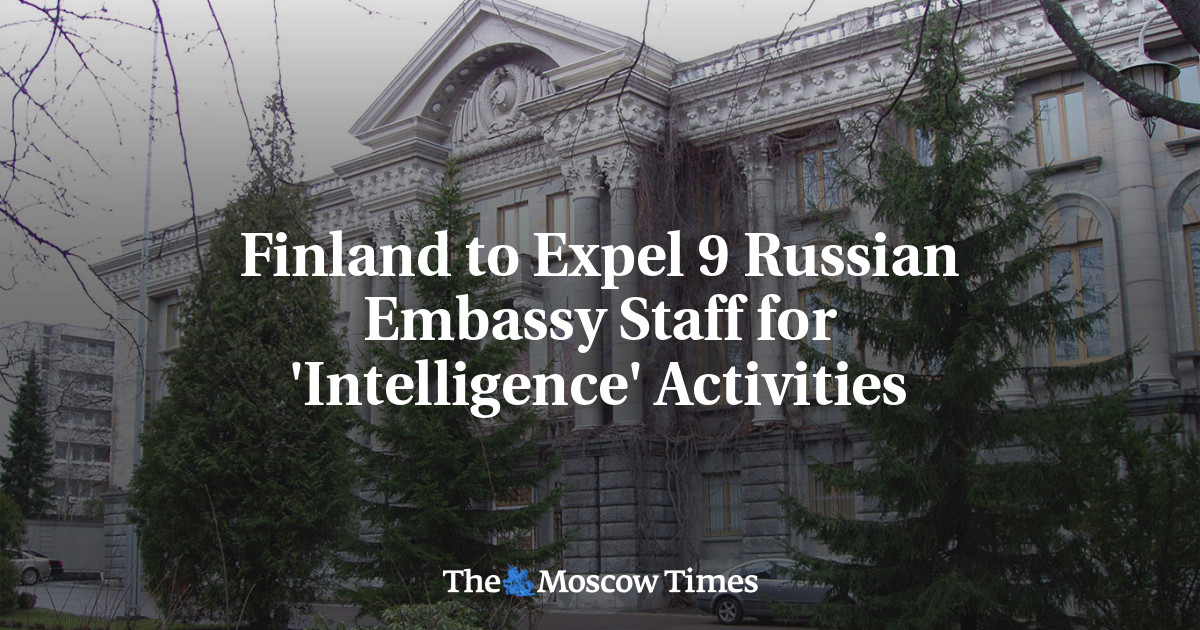 Finland To Expel 9 Russian Embassy Staff For Intelligence Activities The Moscow Times 2280