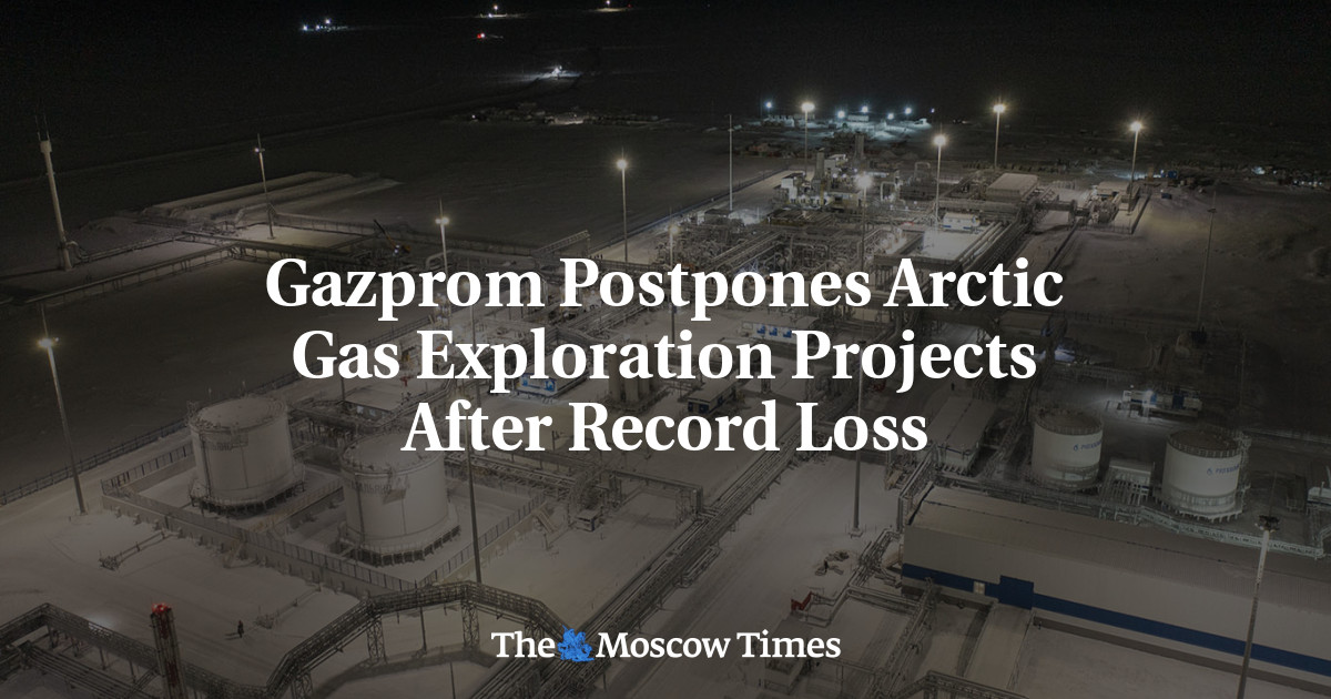 Gazprom Postpones Arctic Gas Exploration Projects After Record Loss