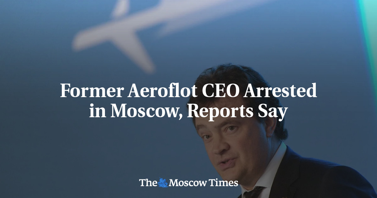 Former Aeroflot CEO Arrested in Moscow, Reports Say