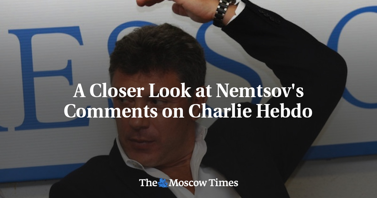 Melihat lebih dekat komentar Nemtsov tentang Charlie Hebdo