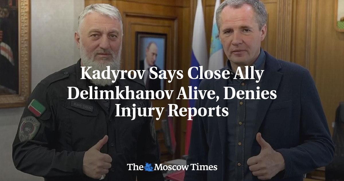 Kadyrov mengatakan sekutu dekat Delimkhanov masih hidup, membantah laporan cedera