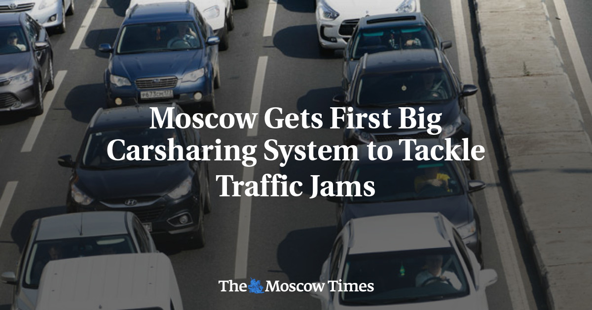 Moskow mendapatkan sistem berbagi mobil besar pertama yang mampu mengatasi kemacetan lalu lintas