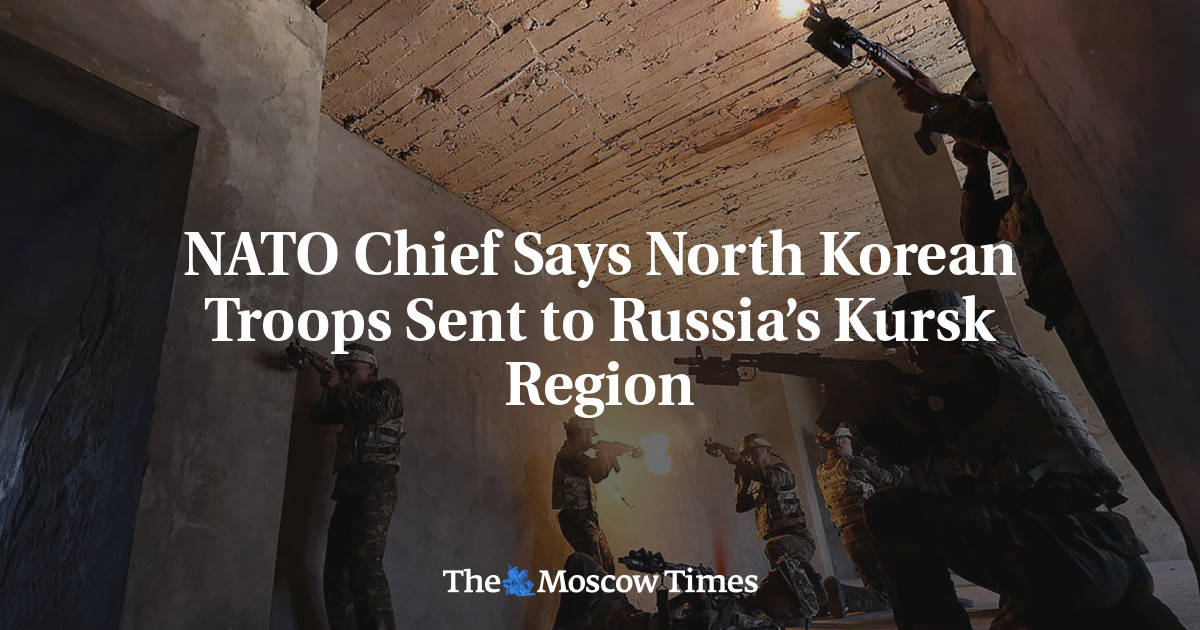 NATO Chief Says North Korean Troops Sent to Russia’s Kursk Region