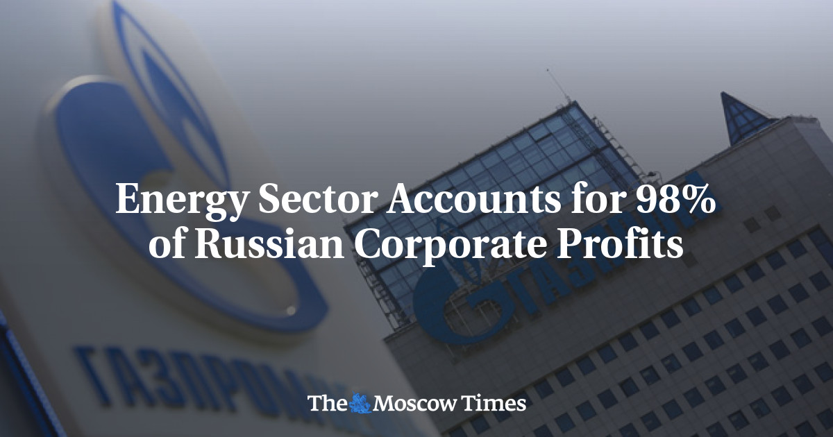 Sektor energi menyumbang 98% dari keuntungan perusahaan Rusia