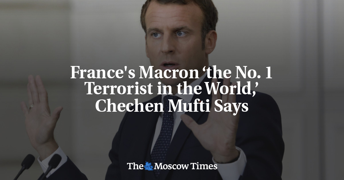 Macron dari Prancis ‘teroris nomor 1 di dunia’, kata Mufti Chechnya