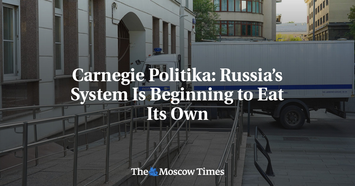 Carnegie Politika: Russia’s System Is Beginning to Eat Its Own
