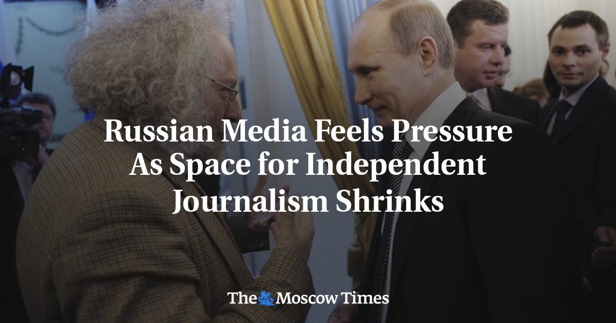 Media Rusia merasakan tekanan karena ruang untuk jurnalisme independen menyusut