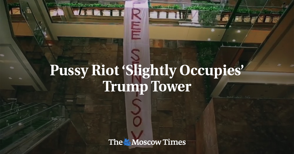 Pussy Riot ‘slightly Occupies Trump Tower 