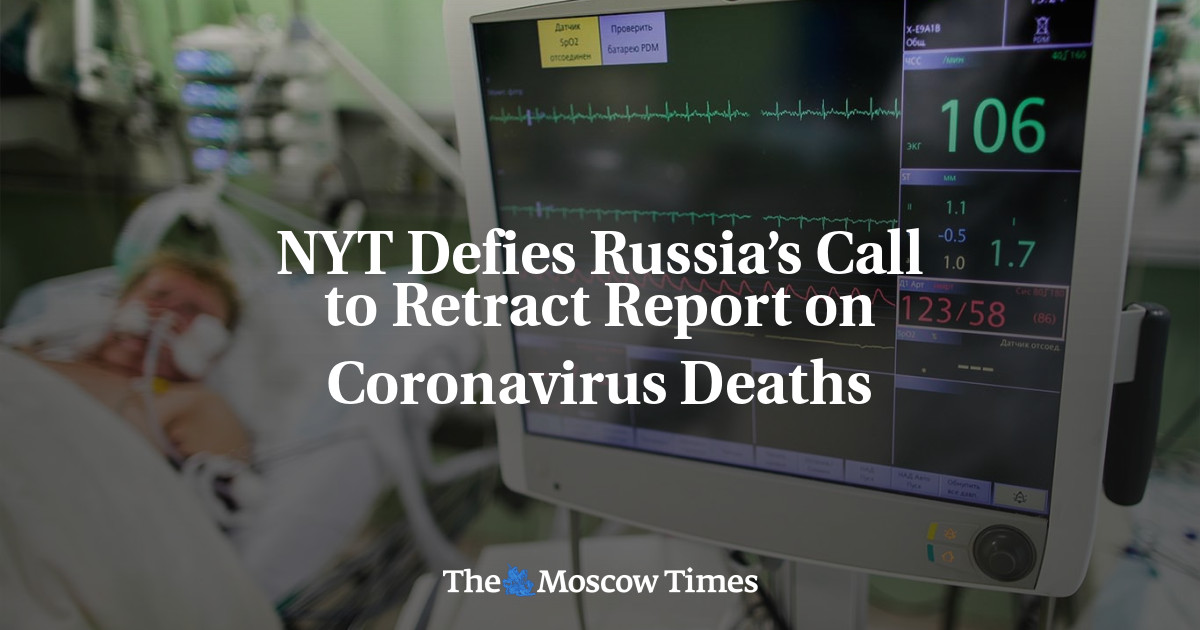 NYT menolak seruan Rusia untuk mencabut laporan kematian akibat virus corona