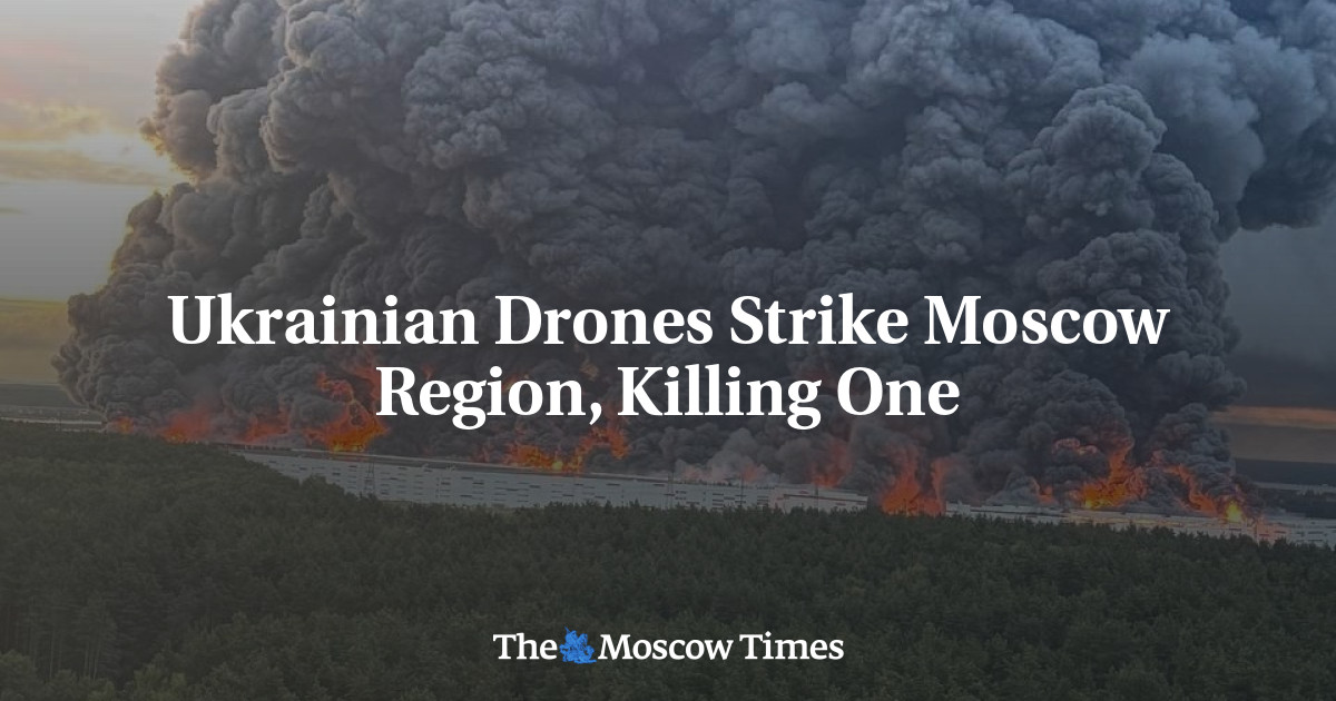 Ukrainian Drones Strike Moscow Region, Killing One