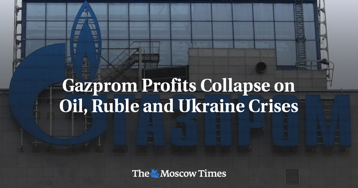 Keuntungan Gazprom jatuh karena krisis minyak, rubel, dan Ukraina