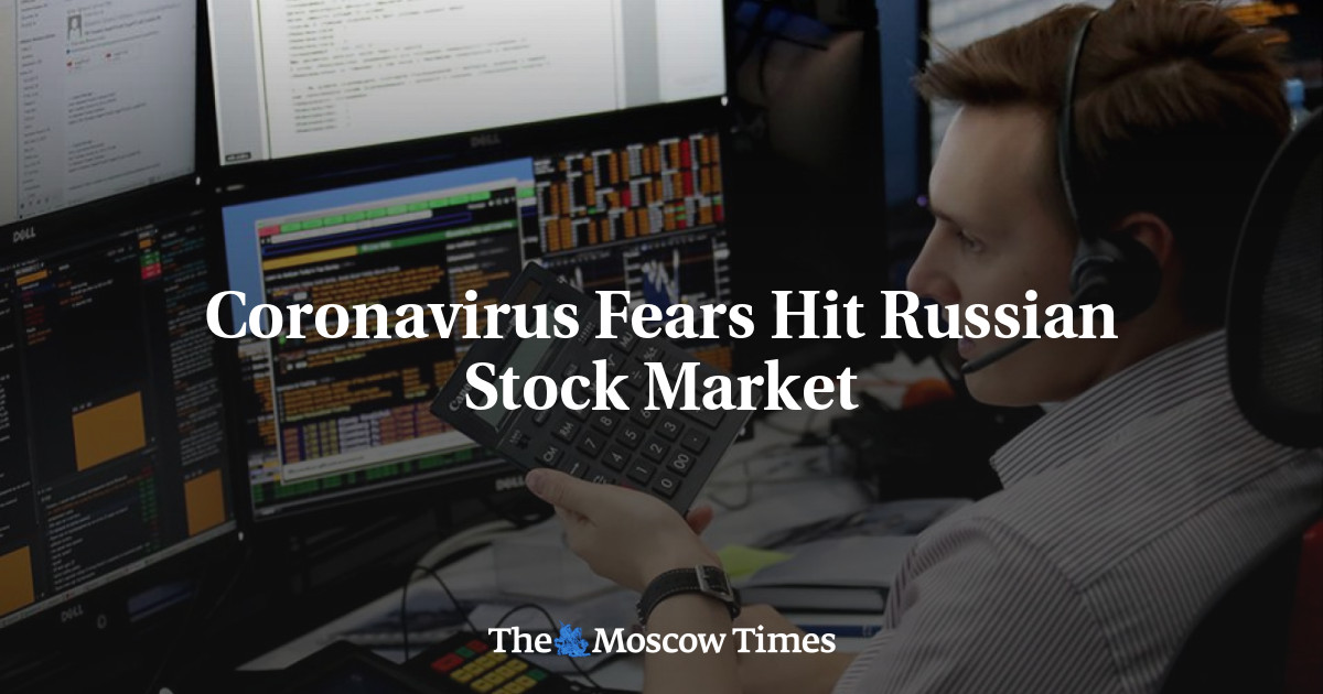 Ketakutan akan virus Corona telah menghantam pasar saham Rusia