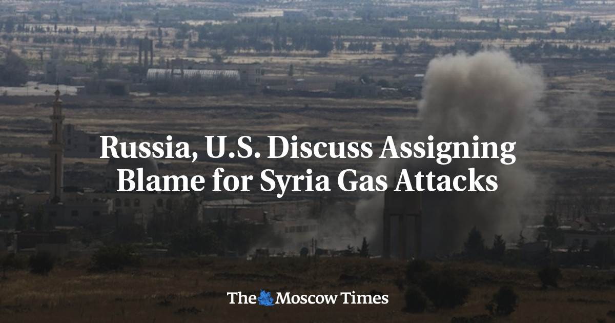 Rusia dan AS berdiskusi untuk menyalahkan serangan gas di Suriah