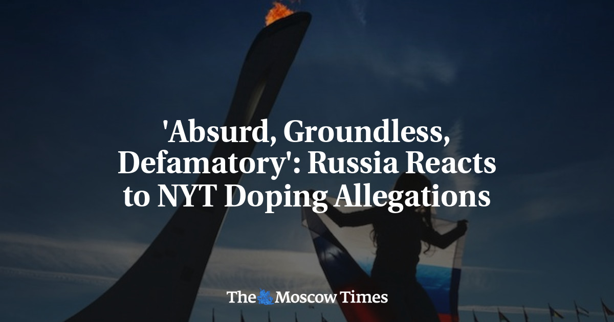 Rusia Menanggapi Tuduhan Doping NYT