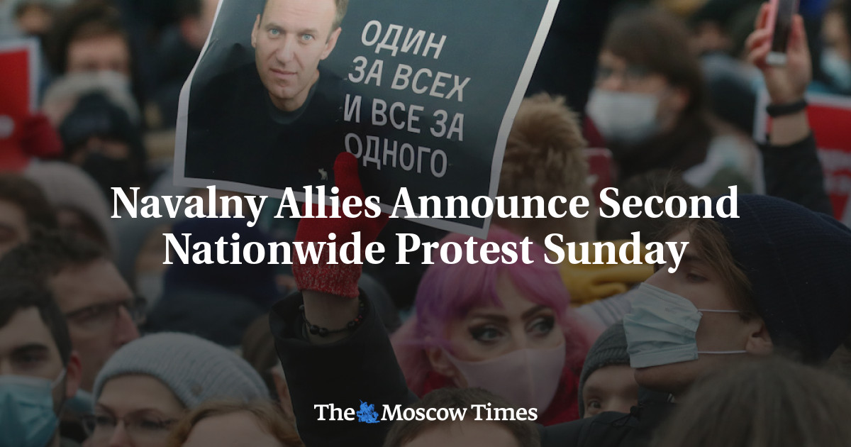Sekutu Navalny Mengumumkan Protes Nasional Kedua Minggu