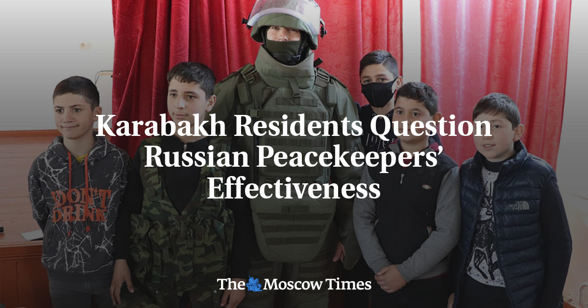 Warga Karabakh mempertanyakan efektivitas pasukan penjaga perdamaian Rusia