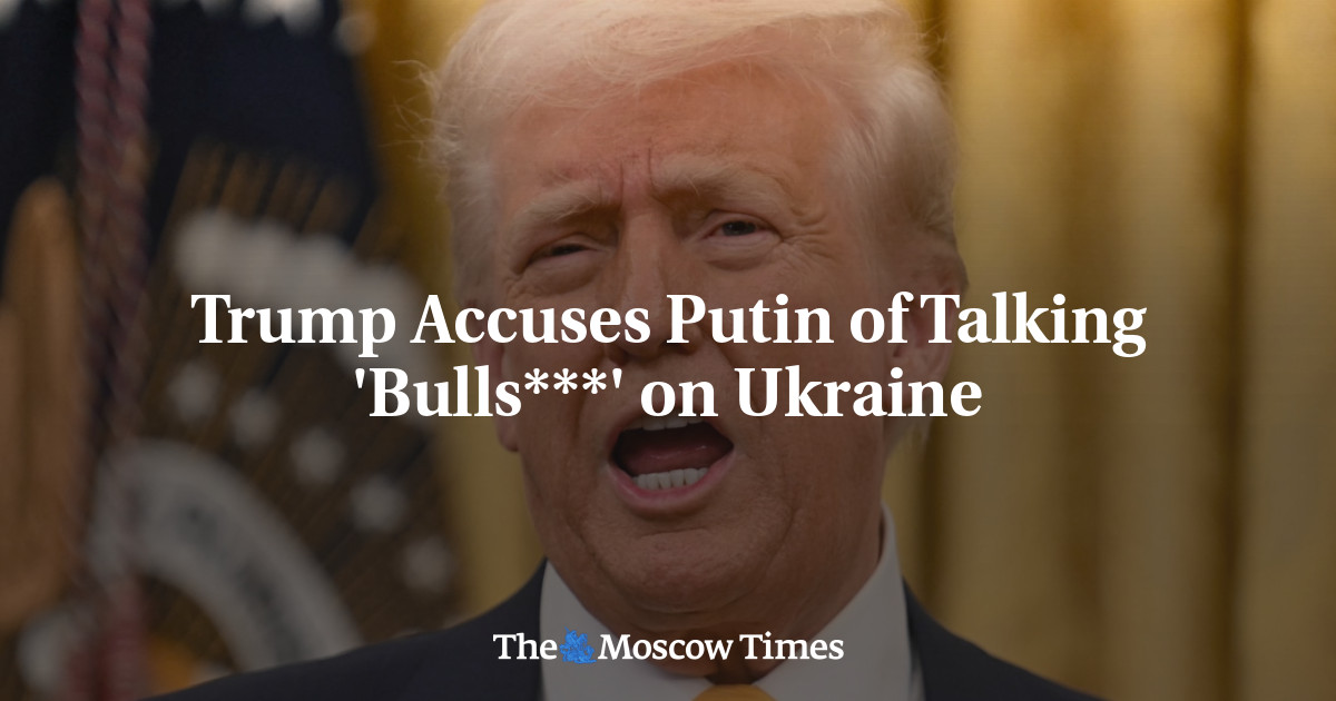 Trump Accuses Putin of Talking 'Bulls***' on Ukraine