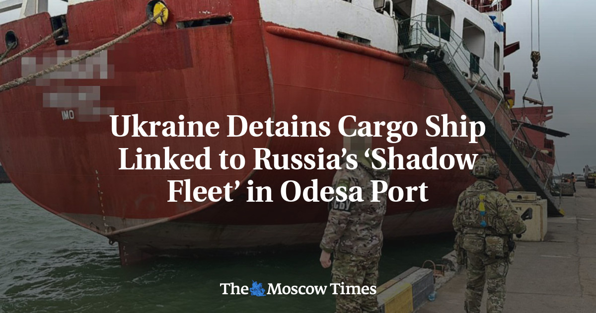 Ukraine Detains Cargo Ship Linked to Russia’s ‘Shadow Fleet’ in Odesa Port