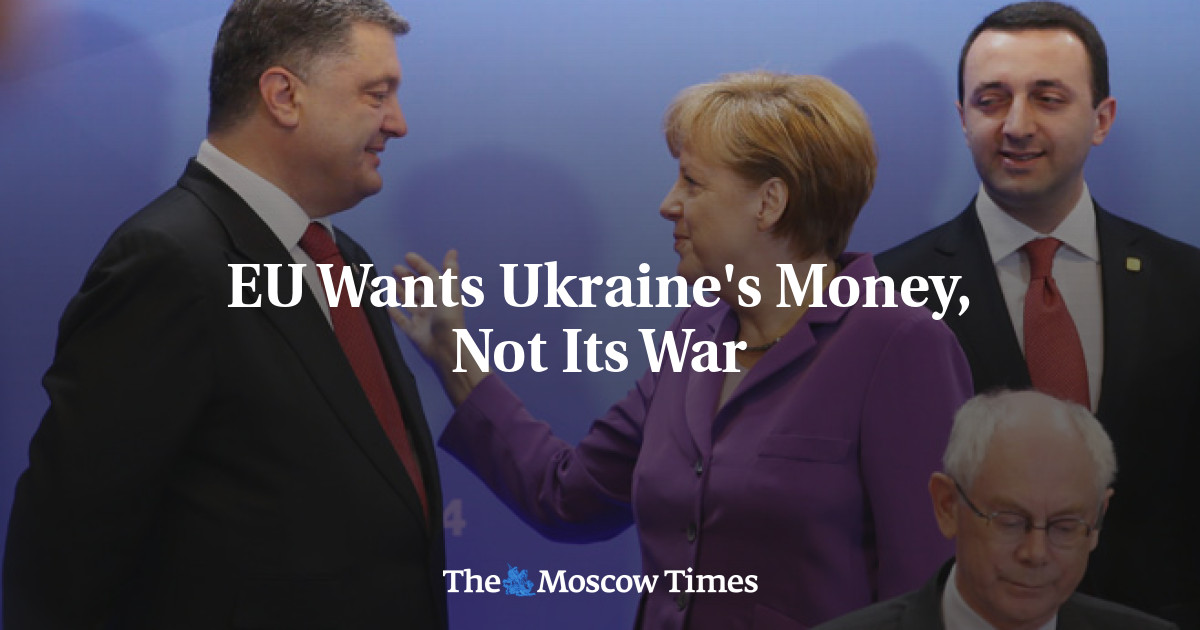 UE menginginkan uang Ukraina, bukan perangnya