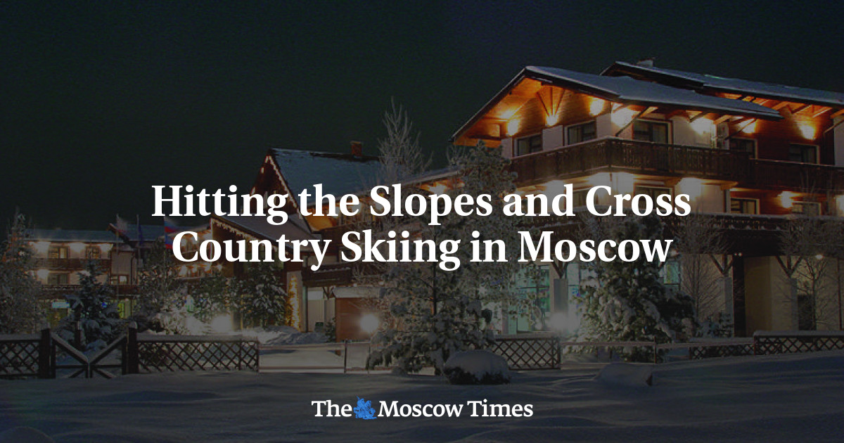 Di lereng dan ski lintas alam di Moskow