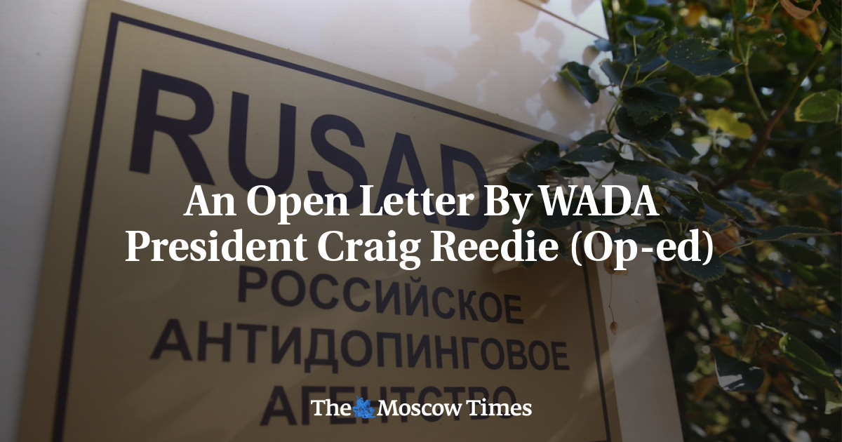 Surat Terbuka oleh Presiden WADA Craig Reedie (Op-ed)