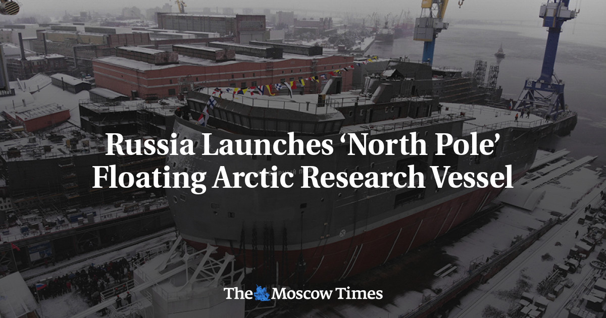 Rusia Luncurkan Kapal Riset Arktik Terapung ‘Kutub Utara’