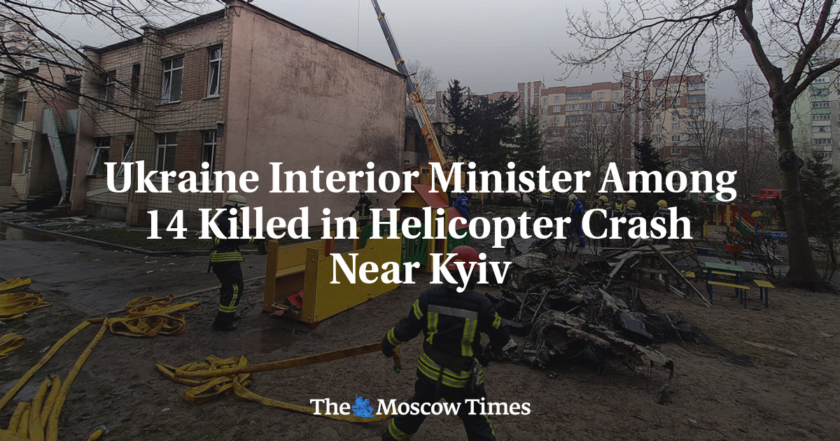 Menteri Dalam Negeri Ukraina di antara 14 tewas dalam kecelakaan helikopter di dekat Kiev