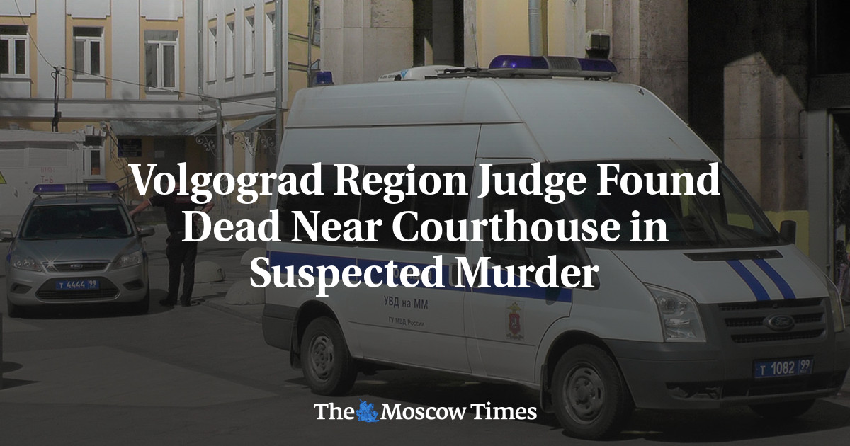 Volgograd Region Judge Found Dead Near Courthouse in Suspected Murder