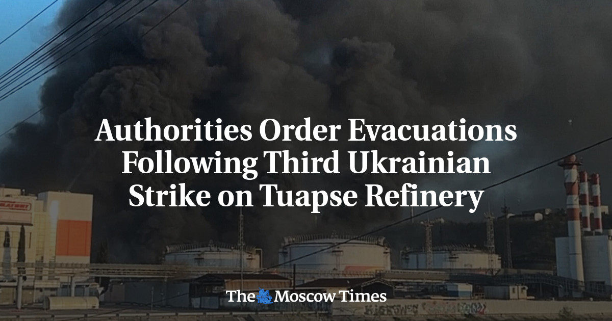 Authorities Order Evacuations Following Third Ukrainian Strike on Tuapse Refinery