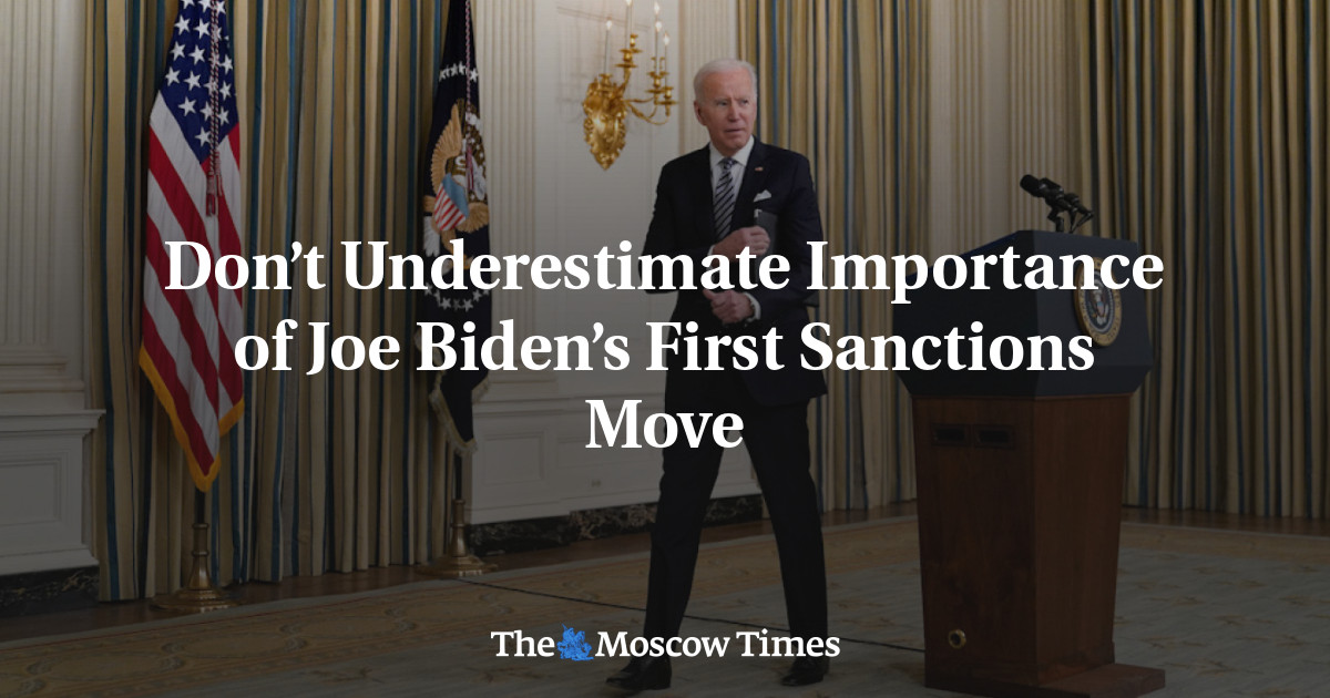 Jangan remehkan pentingnya langkah sanksi pertama Joe Biden