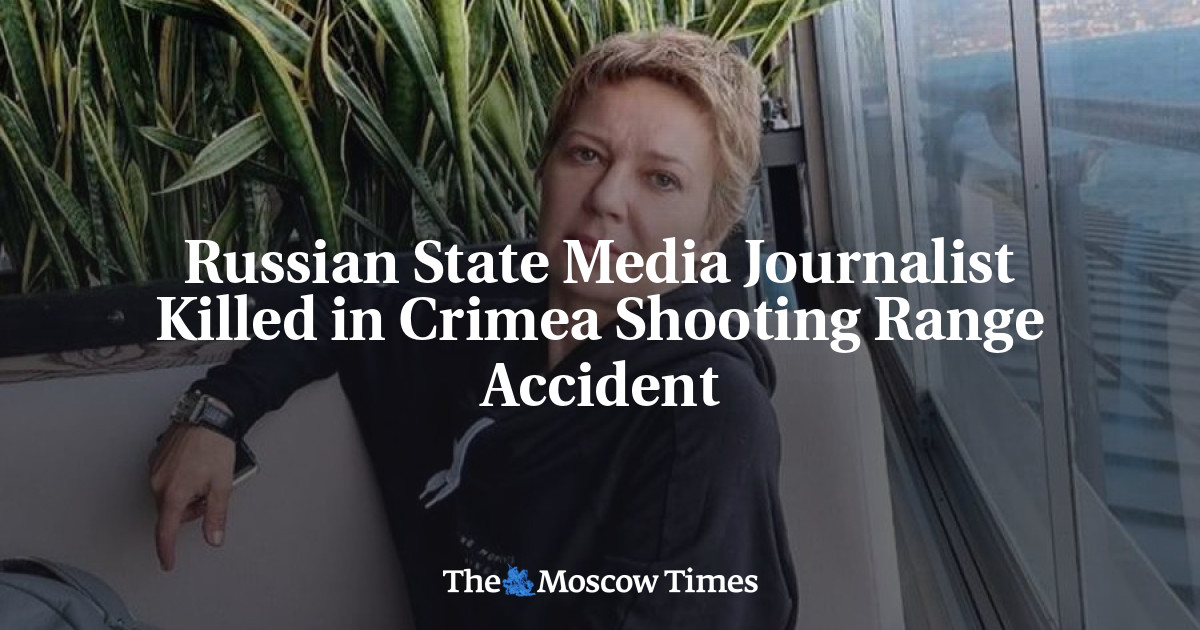Журналист российского государственного СМИ погиб в результате несчастного случая на стрельбище в Крыму.