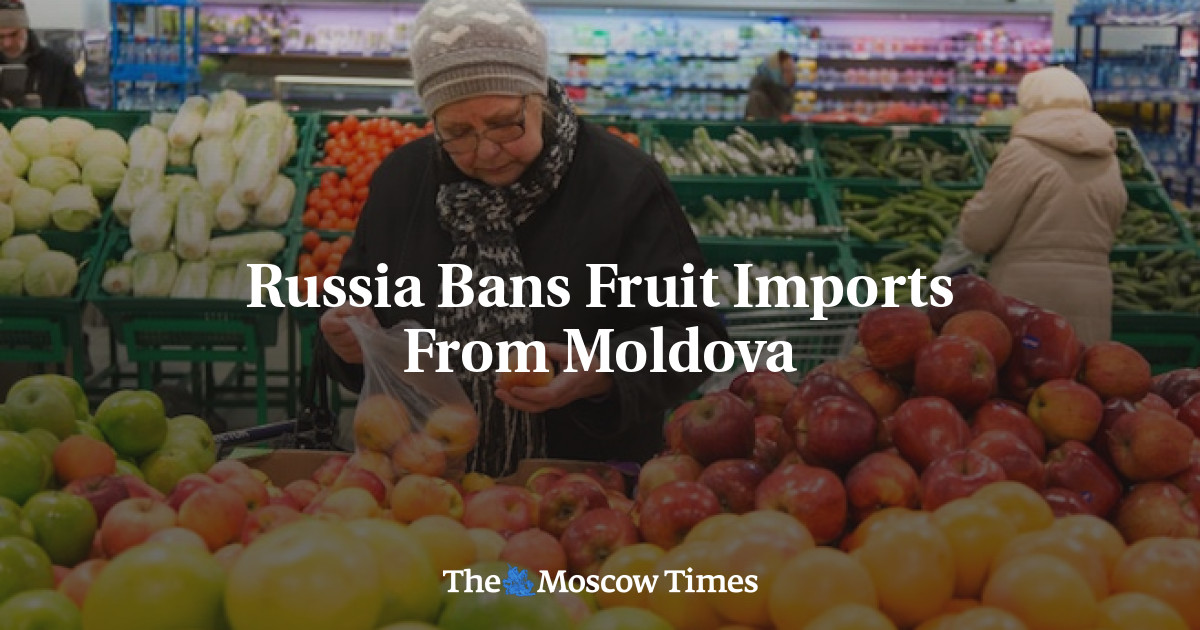 Rusia melarang impor buah dari Moldova