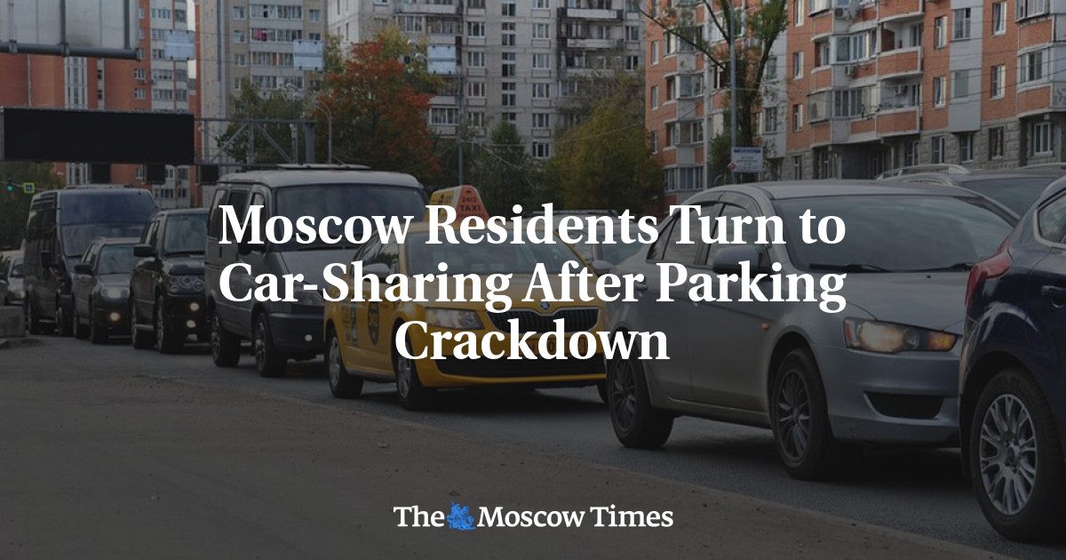 Penduduk Moskow beralih ke berbagi mobil setelah tindakan keras terhadap parkir