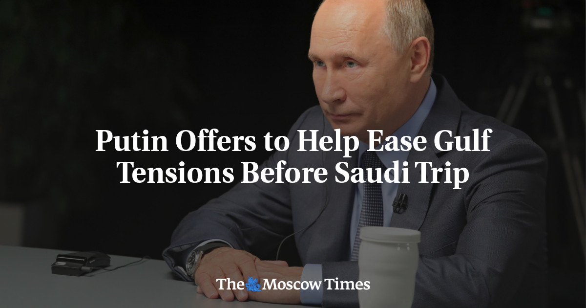Putin menawarkan untuk membantu meredakan ketegangan Teluk menjelang perjalanan ke Saudi