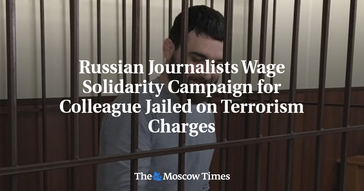 Wartawan Rusia menjalankan kampanye solidaritas untuk rekan yang dipenjara atas tuduhan terorisme