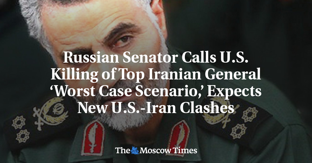 Senator Rusia menyebut pembunuhan jenderal top Iran oleh AS sebagai ‘skenario terburuk’, memperkirakan akan terjadi bentrokan baru antara AS-Iran